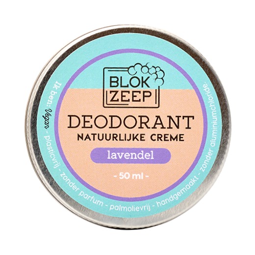 Deodorant Crème – Lavendel - Blokzeep - Natuurlijk & Duurzaam