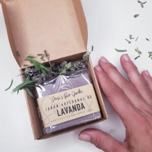 Handgemaakte premium lavendel body bar - body zeep uit Spanje 100 gram