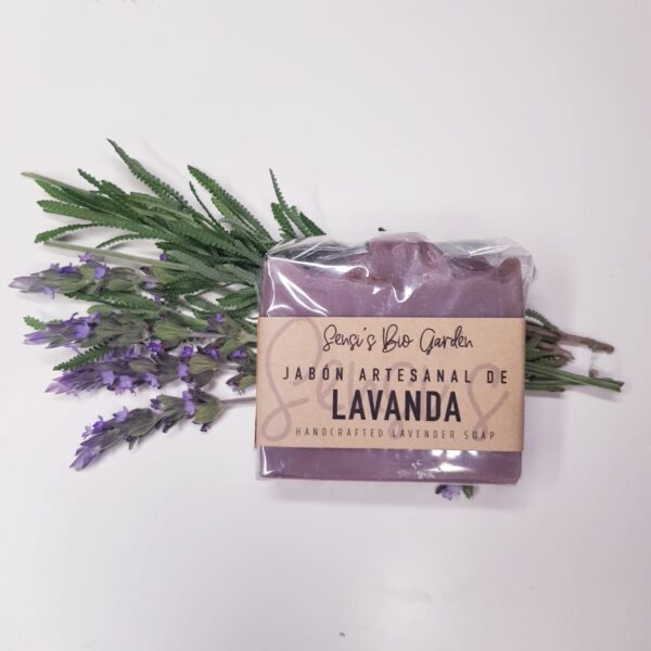 Handgemaakte premium lavendel body bar - body zeep uit Spanje 100 gram