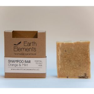 Shampoo Bar Sinaasappel & Munt - Orange & Mint - normaal tot vet haar - normal to oily hair